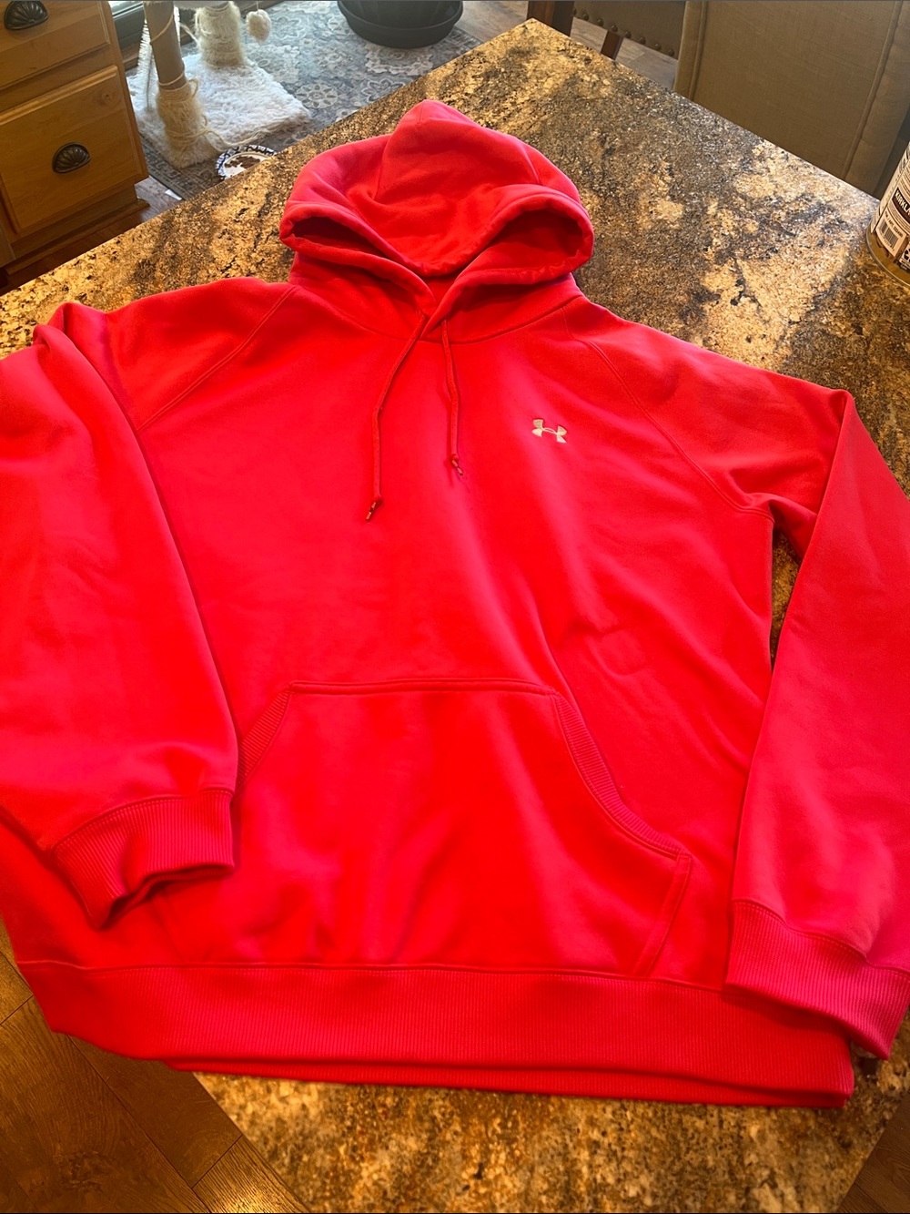 Under Armour  Bright pink Pullover Hoodie with Logo